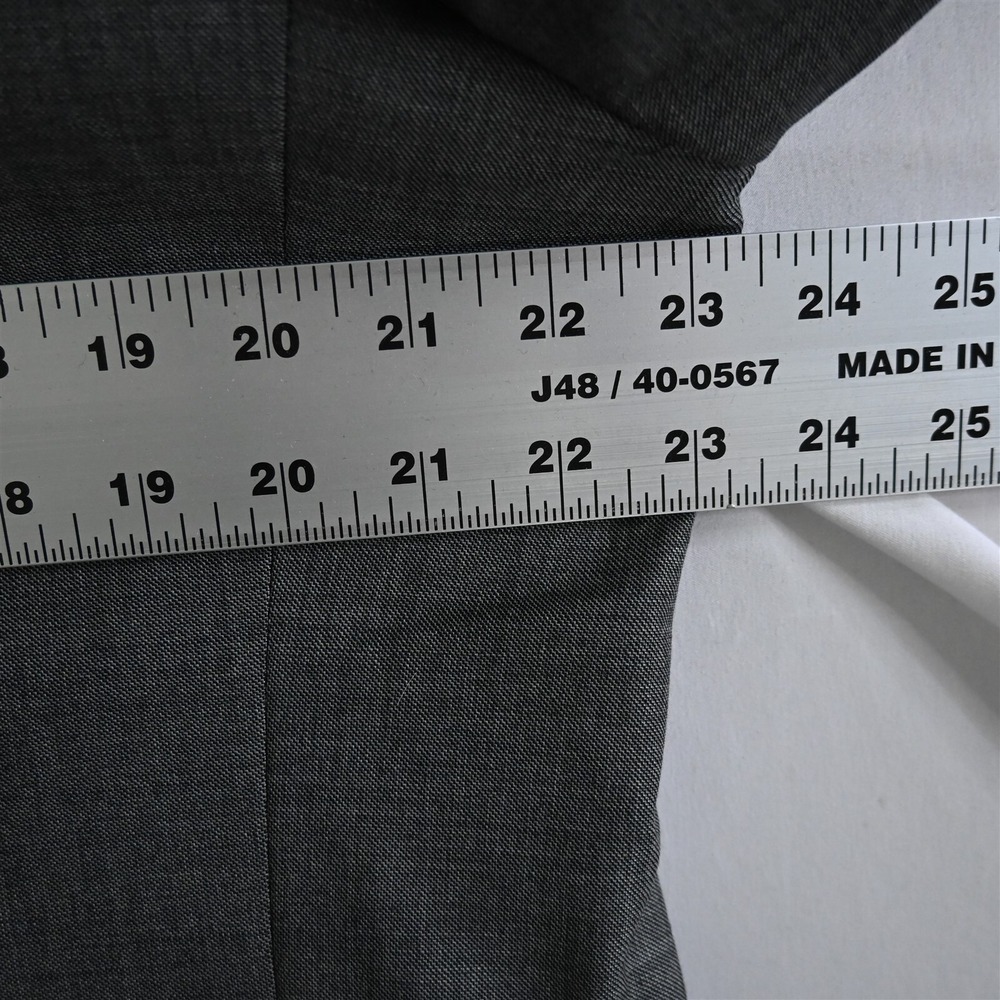 Daniel Cremiuex 42L Gray Sharkskin Loro‎ Piana Blazer Suit Jacket Sport Coat - Picture 7 of 12